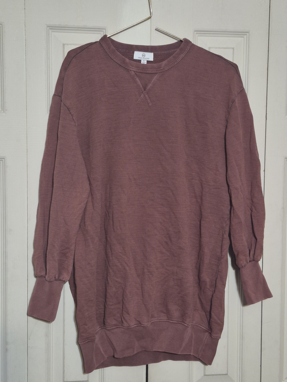 Ag Adriano Goldschmied Men's Crewneck Sweater in Mauve